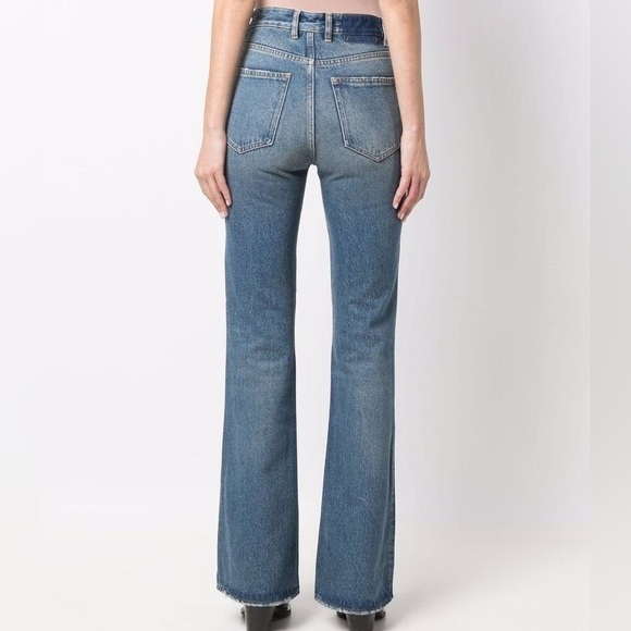 Golden Goose Karen Bootcut Jeans in Medium-Wash Denim - Picture 8 of 14